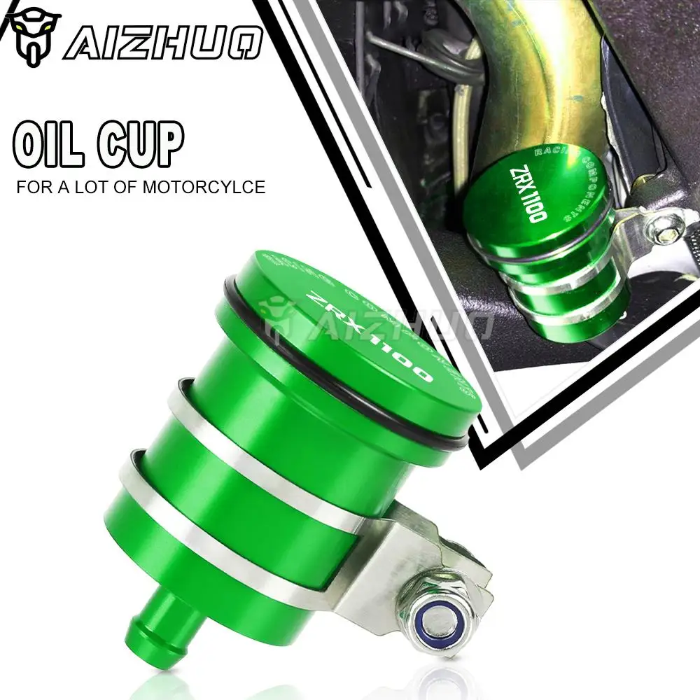 

Motorcycle Universal Brake Fluid Reservoir Clutch Cylinder Tank Oil Fluid Cup For Kawasaki ZRX 1100 1200 ZRX1100 ZRX1200 AllYear