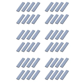 自己粘着家具のグライド,家具のスライド,移動式スライド,床保護,25x100mm, 48個