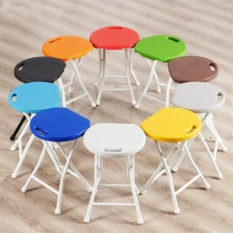 Plastic folding stool,portable household small bench