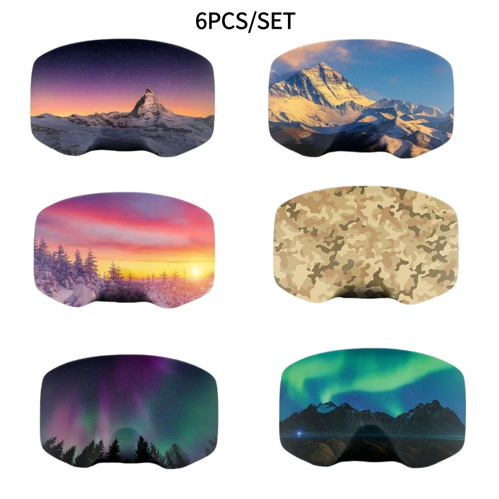 

Флисовый теплый шарф, пыленепроницаемый чехол для лыжных очков, защитное снаряжение, эластичные чехлы для лыжных очков, устойчивые к царапинам лыжные линзы