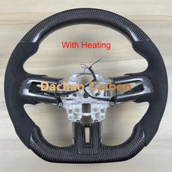 Real Carbon Fiber Steering Wheel For Ford Mustang 2018 2019 2020 2021 2022 2023 GT F1 Racing Wheel Forged Carbon Custom Style