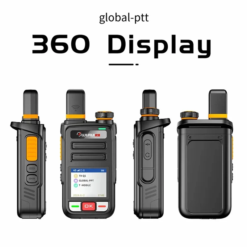 Global-walkie-talkie PTT N9 POC disponible en Internet, red 4G, GSM, Mini conmutador Profesional, Radio bidireccional portátil de largo alcance