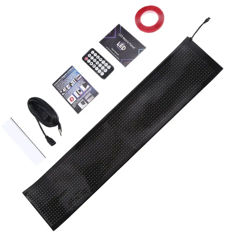 M50K-LED Sign Scrolling Programmable Bluetooth APP Control Bright LED Text Car Christmas Advertising Display
