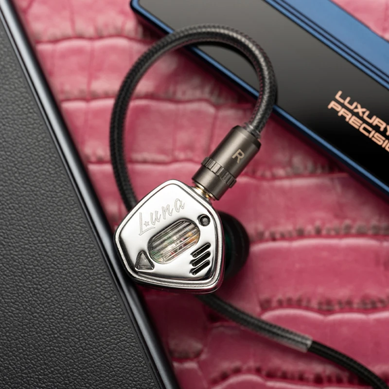 DEBAUCHE-auriculares BACCHUS DB LUNA, tecnología híbrida IEMs HIFI con Cable MMCX