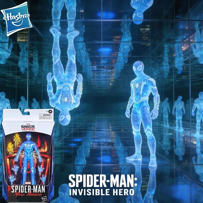 

【IN STOCK】Hasbro Marvel Legends Gamerverse Miles Morales (Translucent Blue) Spider-Man Action Figure