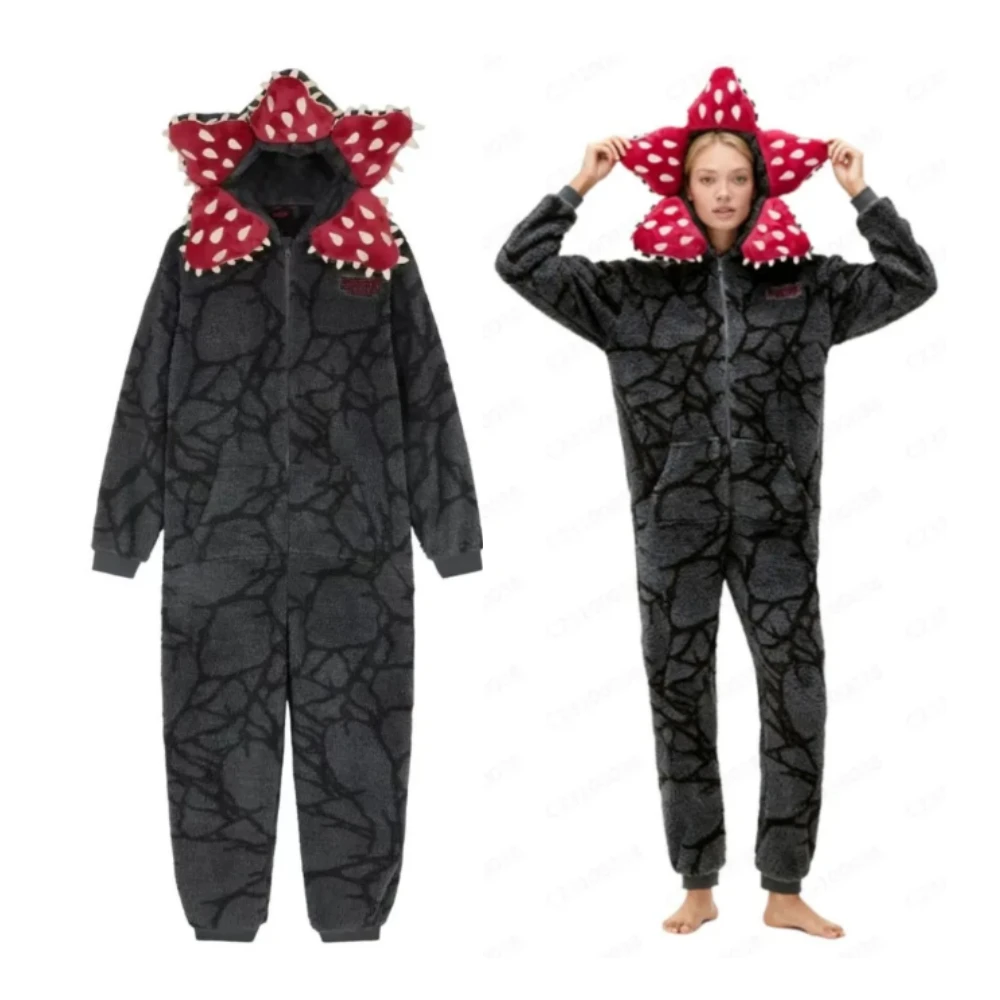 

Фильм «Незнакомец», Рождество, осень-зима, утепленный костюм каннибал с цветком, модные удобные пижамы для взрослых