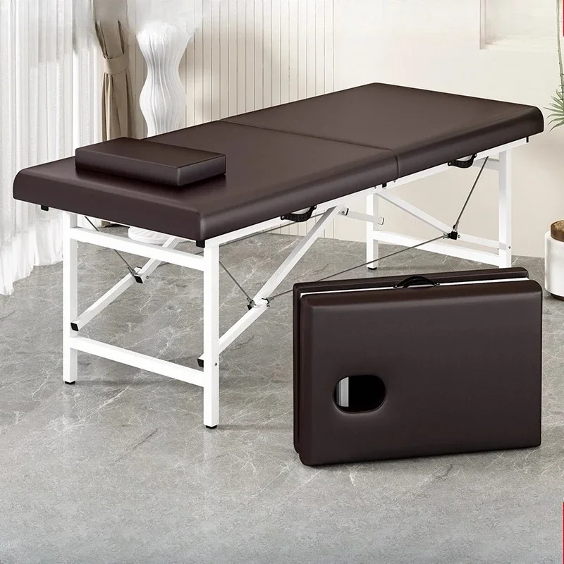 

Minimalist Style Household Massage Table Tattoo Handheld Embroidery Beauty Portable Massage Bed Eyelashes Meuble Salon Furniture