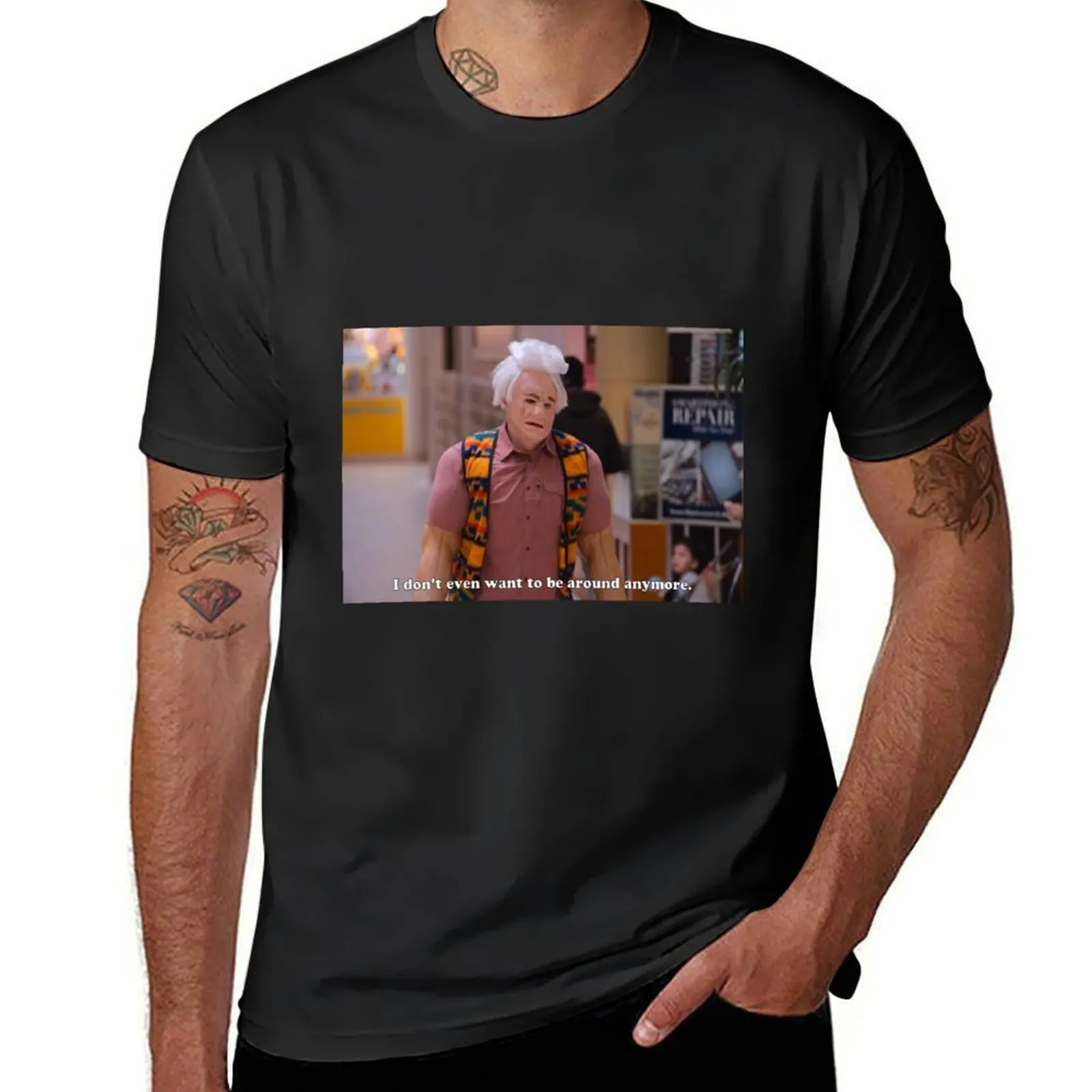 

I Don't Want to Be Around Anymore - Signature 'I Think You Should Leave' Meme Artwork T-Shirt