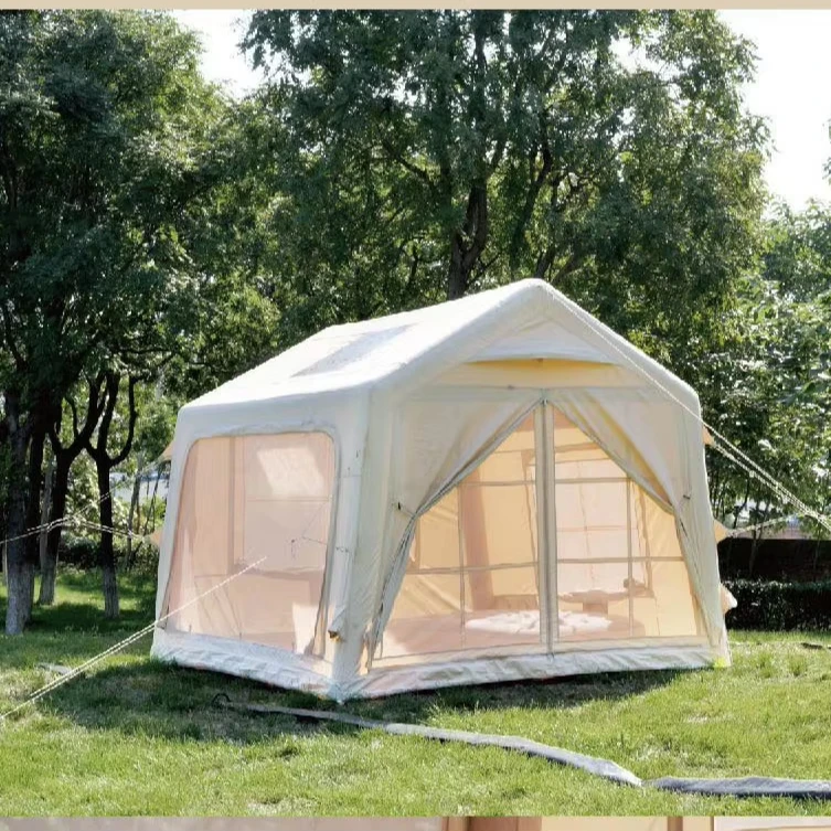 

Горячая распродажа: Семейная надувная палатка для кемпинга, водонепроницаемая, с большим окном на крыше