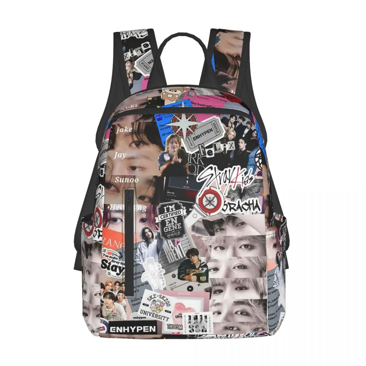 

HyunJin Korean Kpop Singer Backpack Daypack Kids BookBag School Bag Shoulder Bags for Men Women