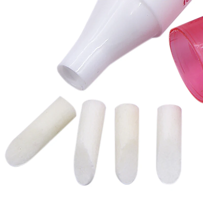 5 Stuks Nail Art Lak Verwijderaar Reiniger Corrector Pen Vervangbare Borstels 15 Tips