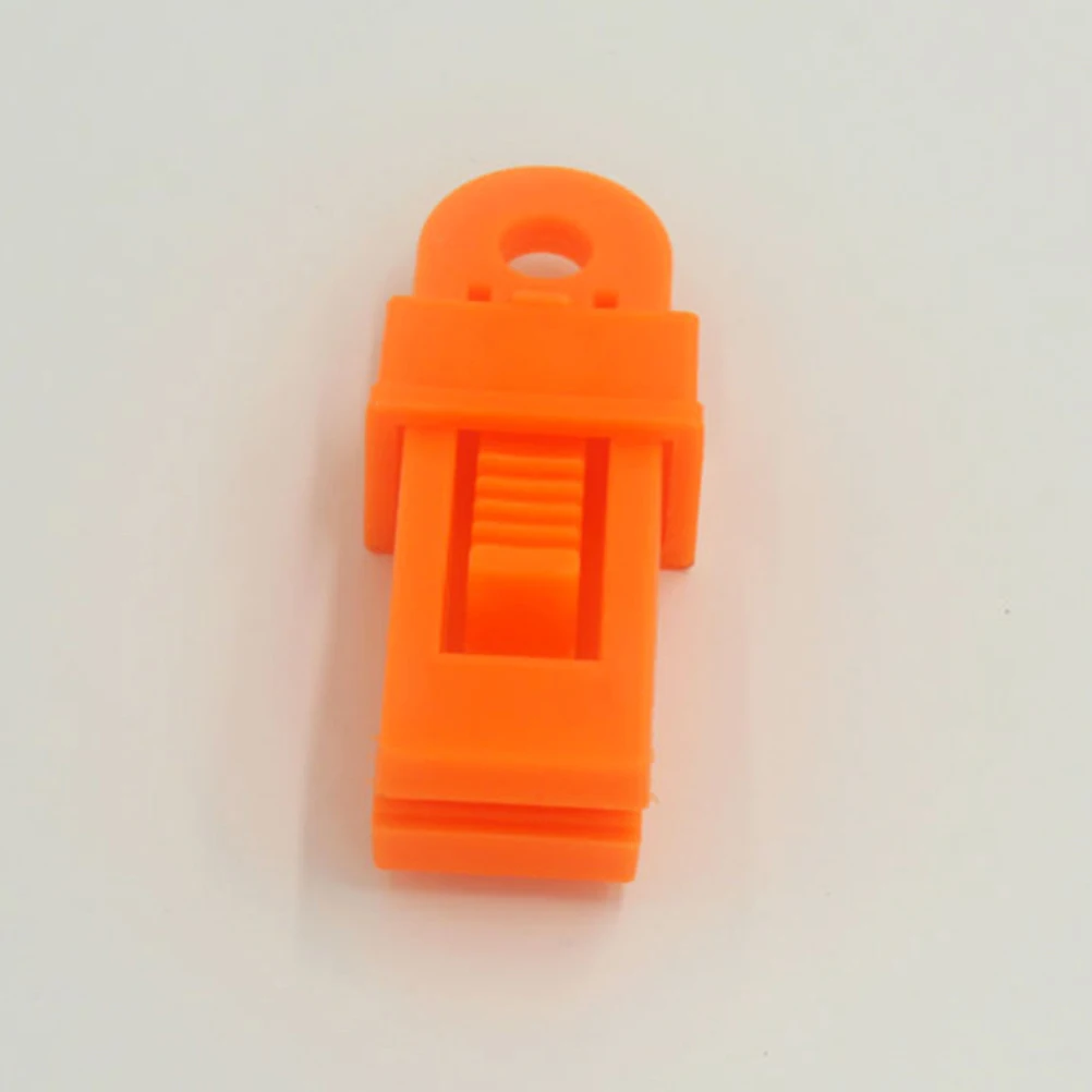 

24pcs Tent Plastic Clip Camping Trap Clips Heavy Duty Plastic Wind Rope Buckle Bight Color for Camping Orange Yellow Green Red f