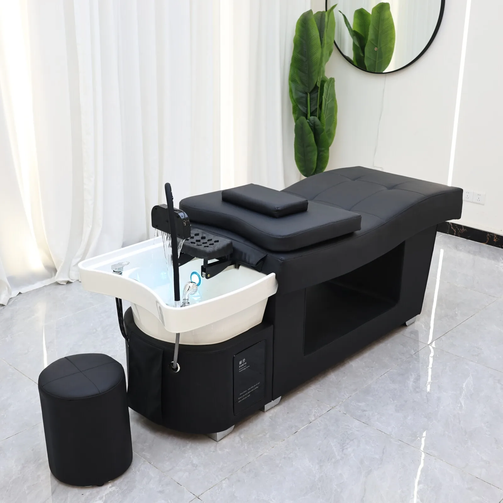

Shampoo Bed Hair Salon Beds with Head SPA Fumigation Machine Head Massage Table Leisure and Health Store Commercial Furniture