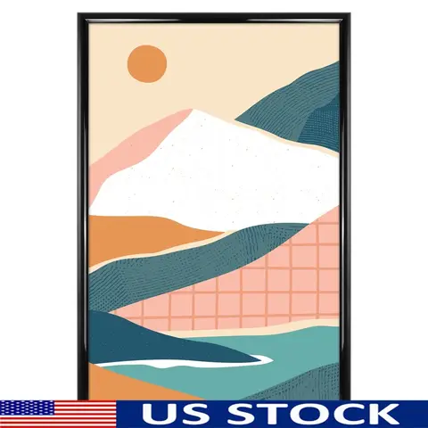 20x30 Black Poster Frame Plastic Lightweight Wall Display Frames Art Prints Photos Vertical Horizontal Hanging Home Office