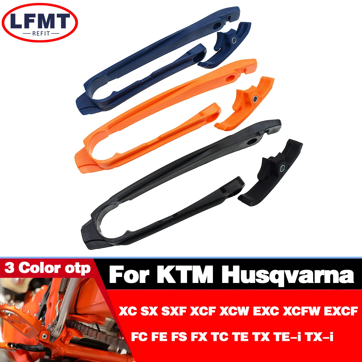 

Motorcycle Chain Slider Guard Swingarm Guide For KTM EXC EXC-F SX SX-F XC XCW XCF-W 125-500 For Husqvarna FC FE FX FS TC TE TX