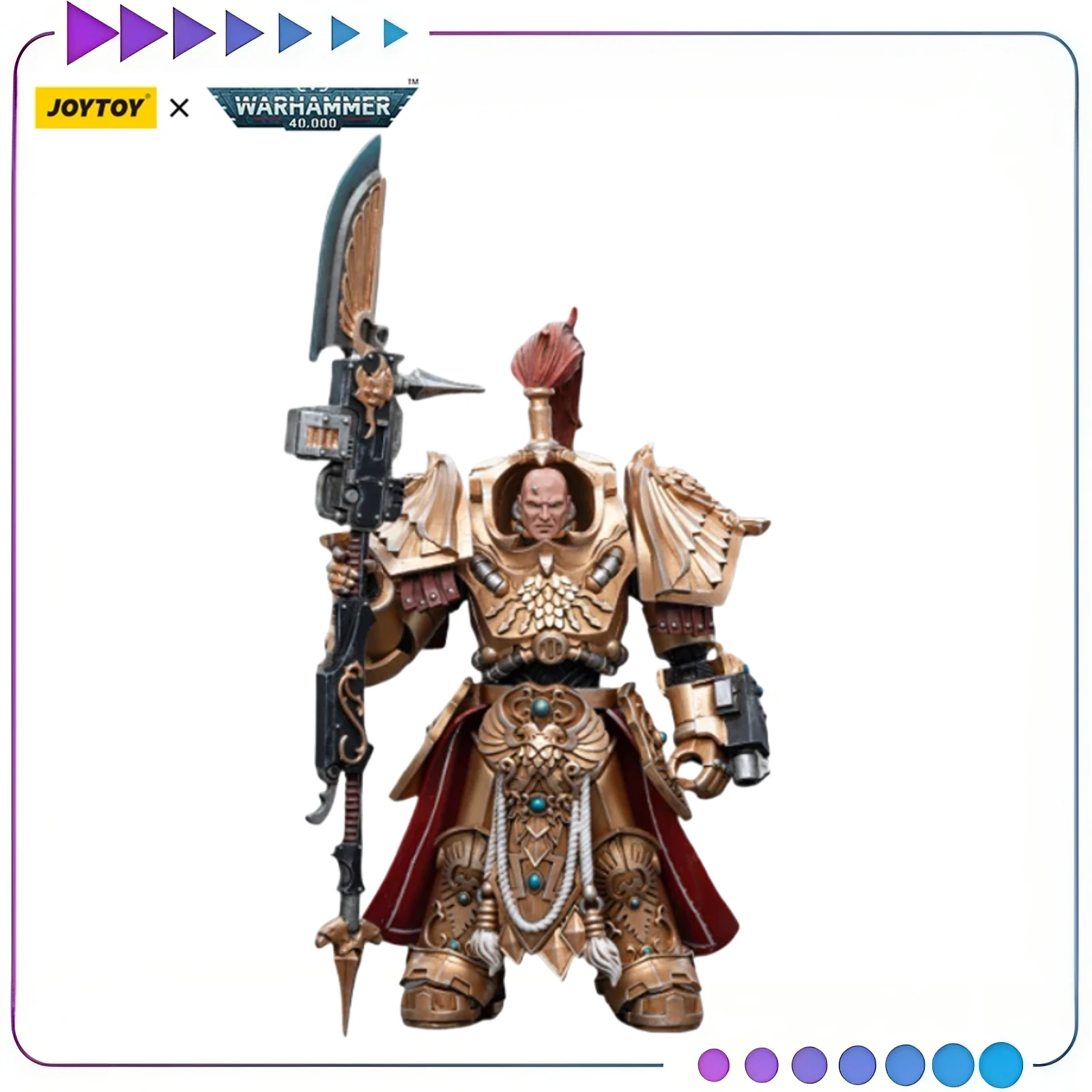 

【В наличии】 Фигурка JOYTOY 1/18 Warhammer 40K Adeptus CustodesShield-Captain in Allarus Terminator ArmorHydon Seronis Toys