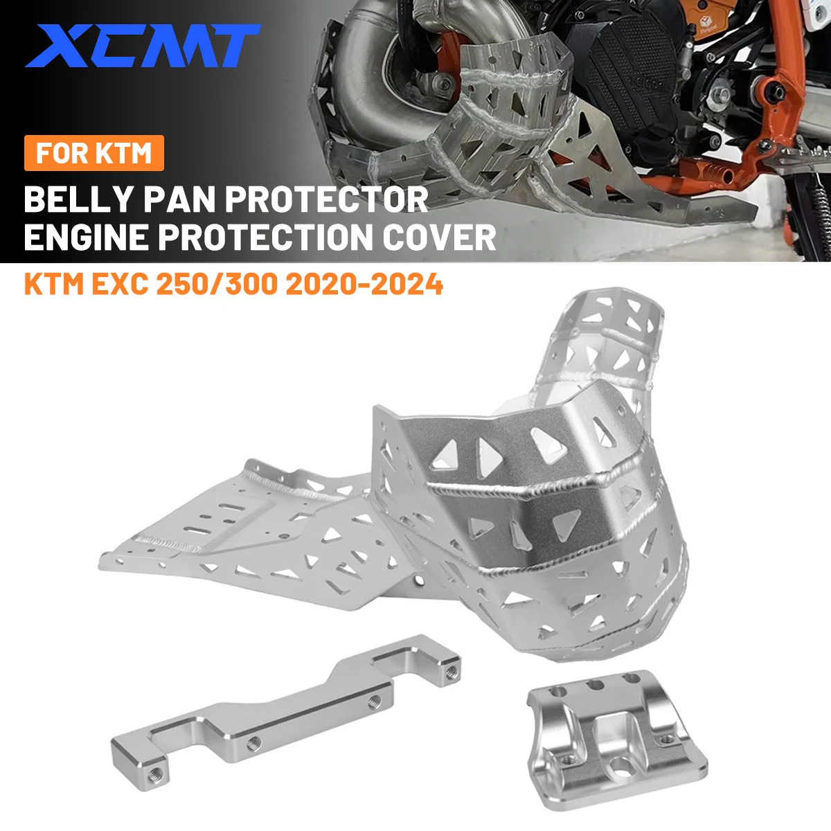 

Moto Bash Skid Plate Guard For KTM EXC 300 250 EXC250 EXC300 2024 2020-2023 Accessories Engine Protector Cover Chassis Belly Pan