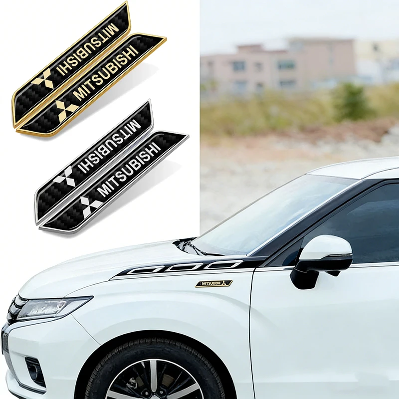 

3D-наклейки-эмблемы на боковые части кузова из сплава для Mitsubishi Lancer, ASX, L200, Colt, Pajero, Mirage, Outlander, Eclipse