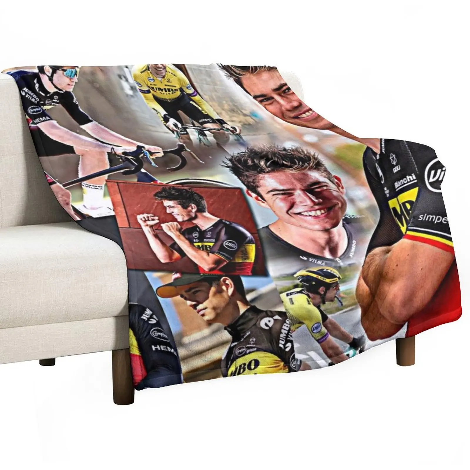 wout van aert Throw Blanket manga Designer Blankets Beautiful Blankets Luxury Blanket