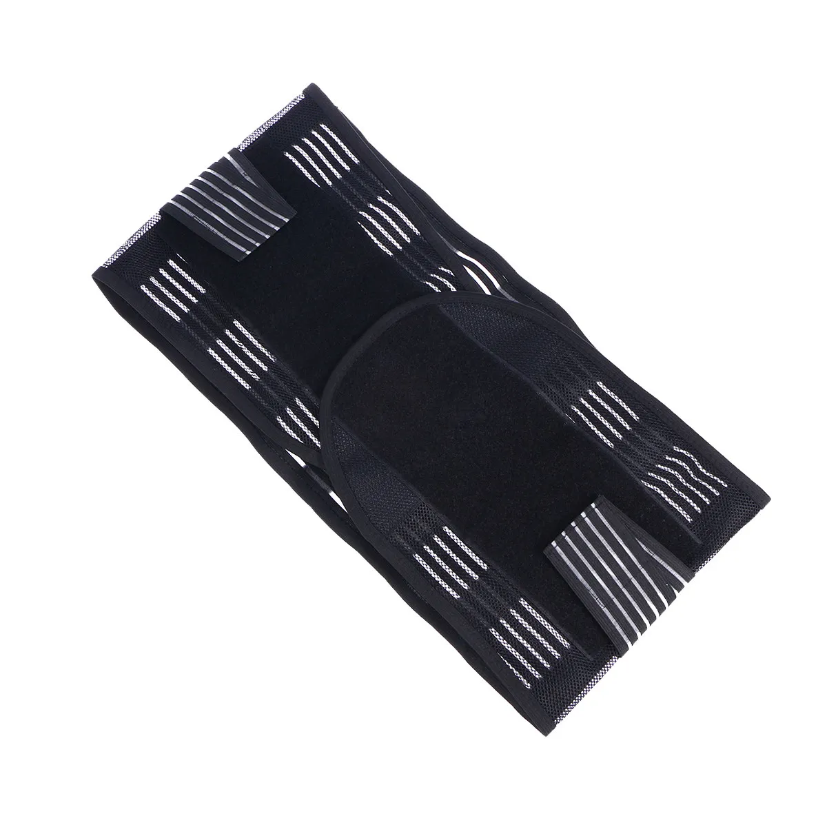 Adjustable Waist Trimmer Belt with 4 Steel Boards & Breathable Mesh for Lumbar Support During Driving or Sitting