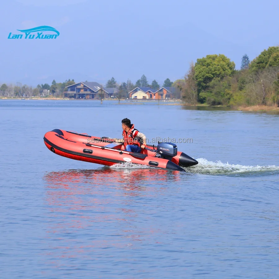 Seawalker قارب مطاطي قابل للنفخ BOAT 3. مع أنبوب هواء عالي الضغط PVC 0.9 مم أرضية من الألومنيوم لتجديف الصيد CE