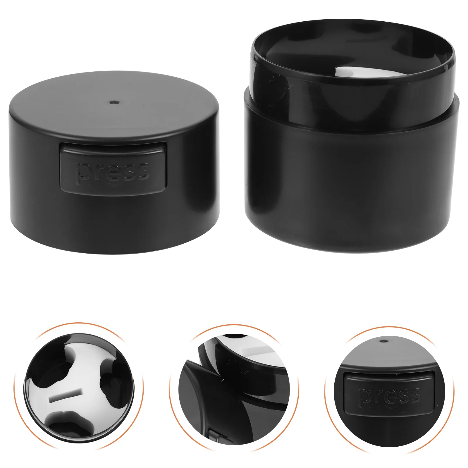 

Eyelash Glue Canister Dry Storage Jar Press Type Glue Sealed Container Lash Tech Supplies Must Haves Eyelash Storage Case