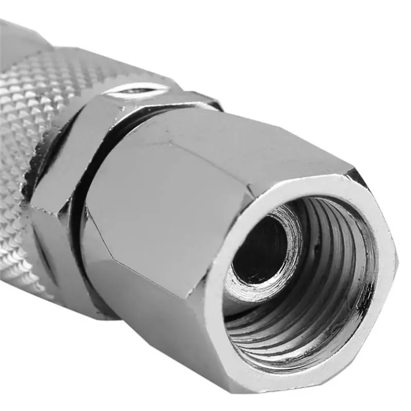 AFOURT-1/4-Zoll Edelstahl-Pistolen-Airless-Farbsprühschlauch Airless-Hochdrucksprühschlauch mit Drehgelenk – Detail 5