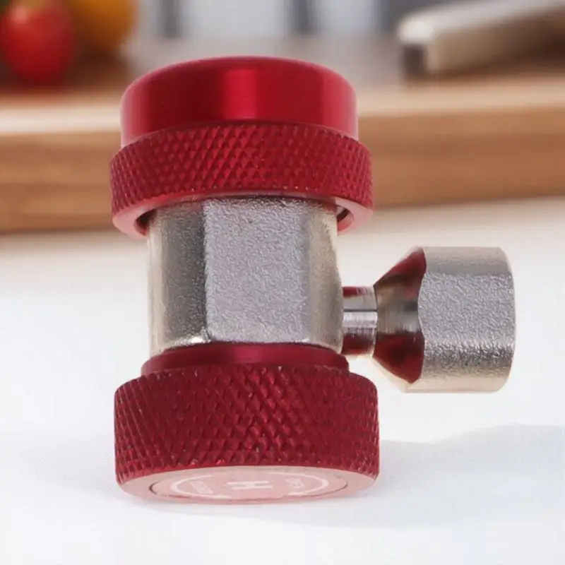 

Car Air Conditioner Pressure Gauge Joints Coupler Connector Adapter Charging Hose High Grade Durable Quick Installation Snap