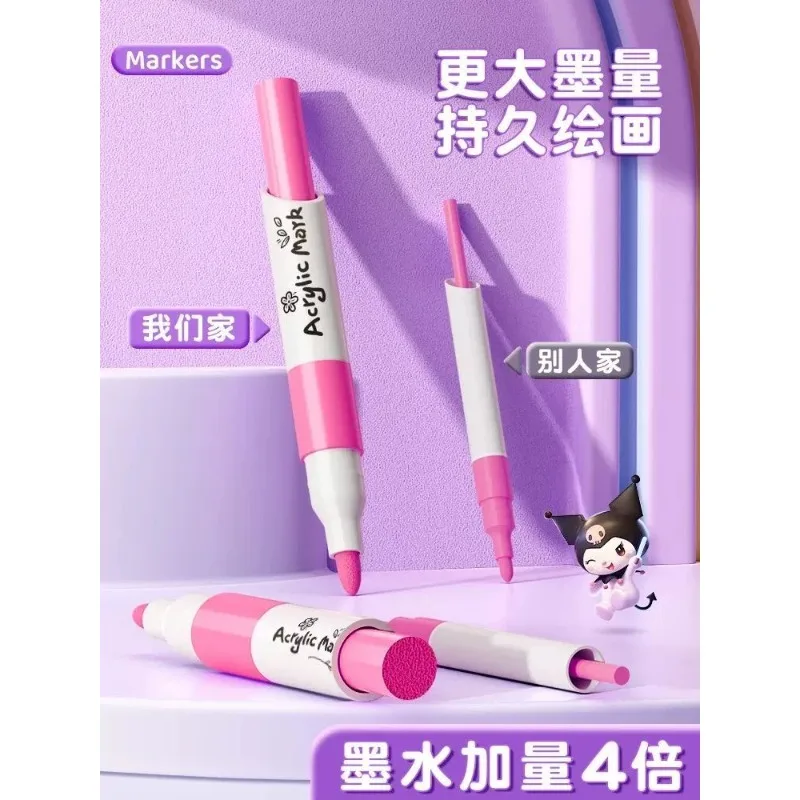 My Little Pony Cartoon Kawaii Acryl Marker Kinder ungiftig waschbar Aquarell Stift Set Student Kunst Schreibwaren