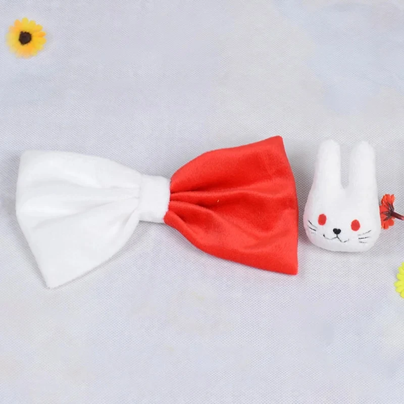 Anime Danganronpa Hair Clip Plush Props Enoshima Junko monokuma Rabbit girl kawaii Cosplay Cute Hairpin Headwear Gifts