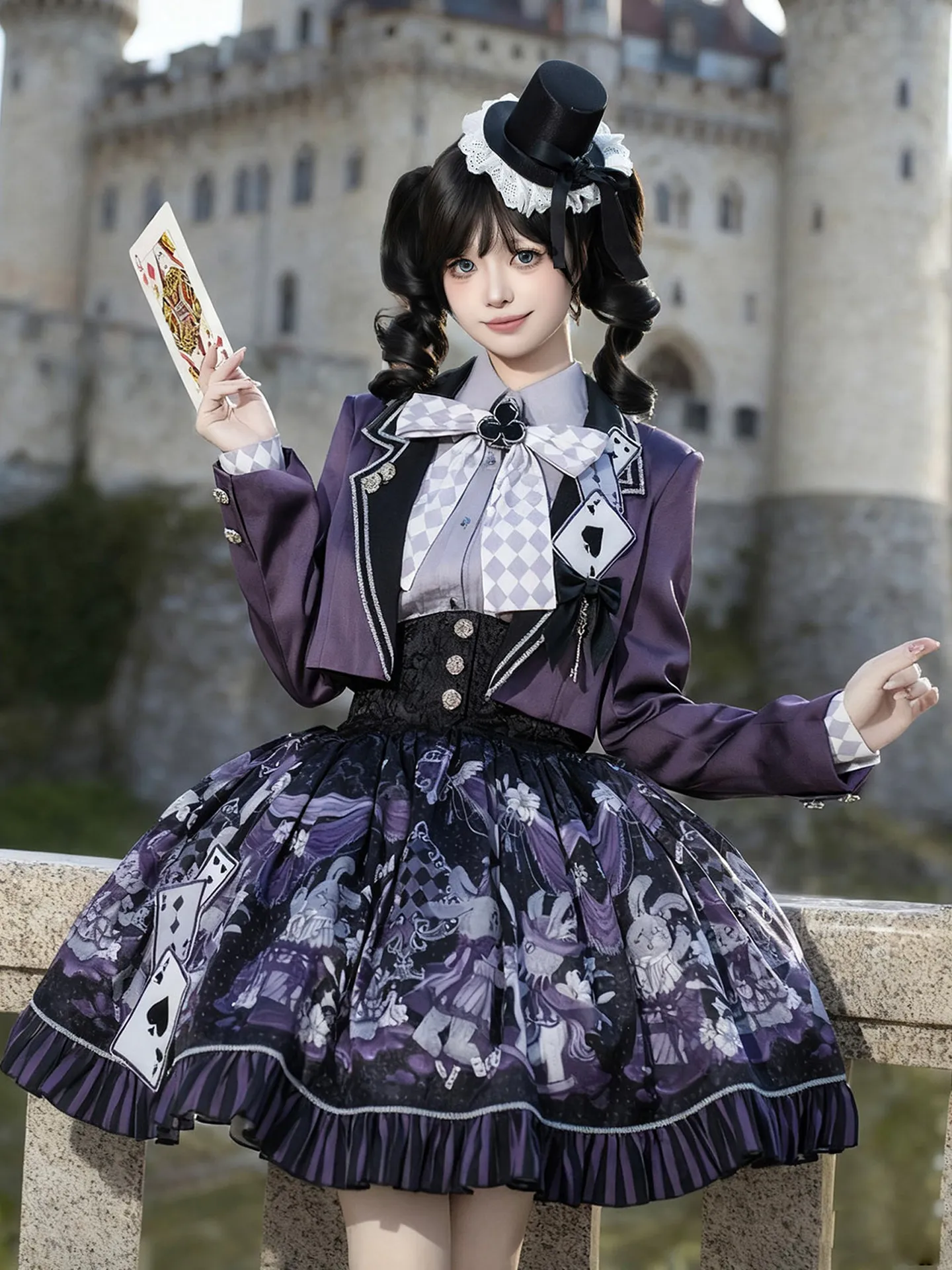 magic-troupe-tenue-gothique-lolita-jupe-imprimee-lapin-de-your-princess