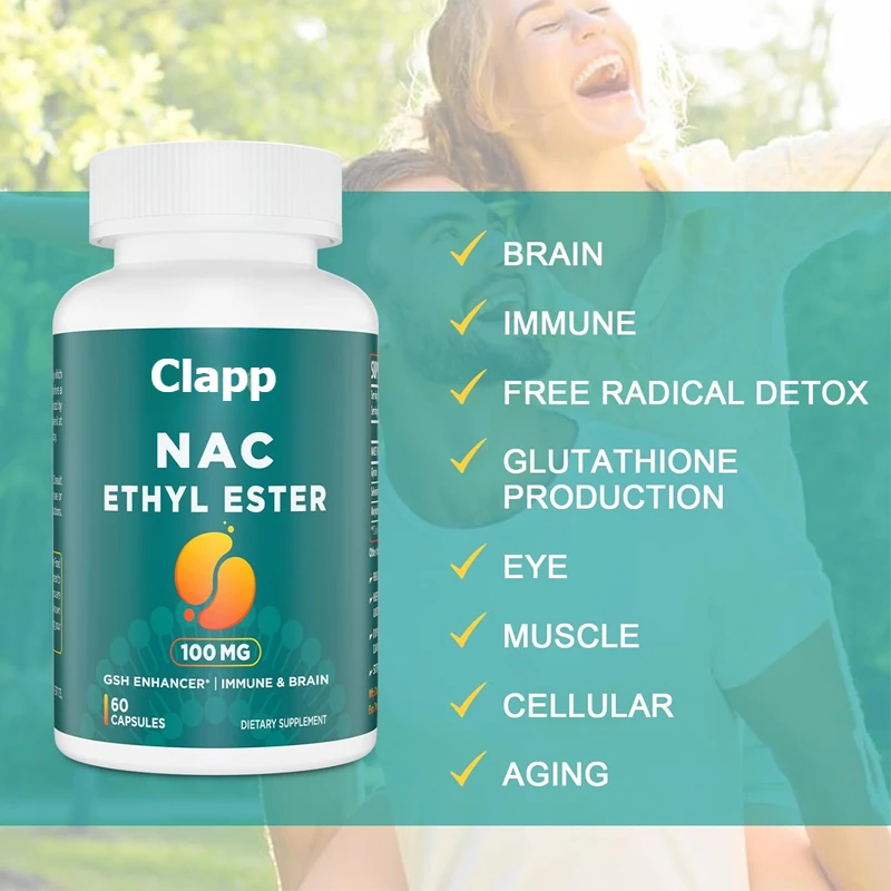 

N-acetylcysteine Ethyl Ester - Absorption Rate Exceeding 1000mg NAC - Containing 600mg Glycine -suitable for Adult Immune System