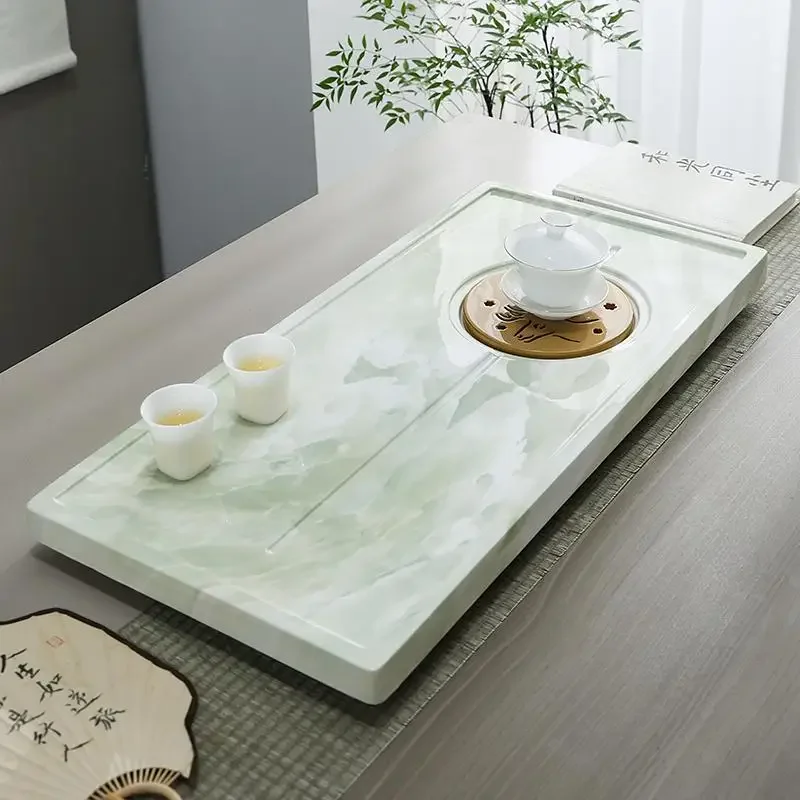Small-sized furniture, living room, bedroom office light luxury modern high-end exquisite tea tray Suitable for indoor use