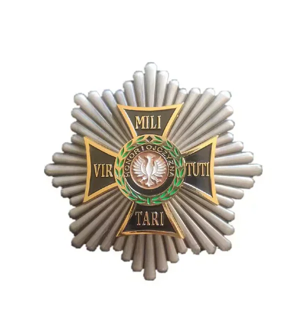 Russian Polish Military Cross of Valour Zhukov's Marshal Victory Medal Repro