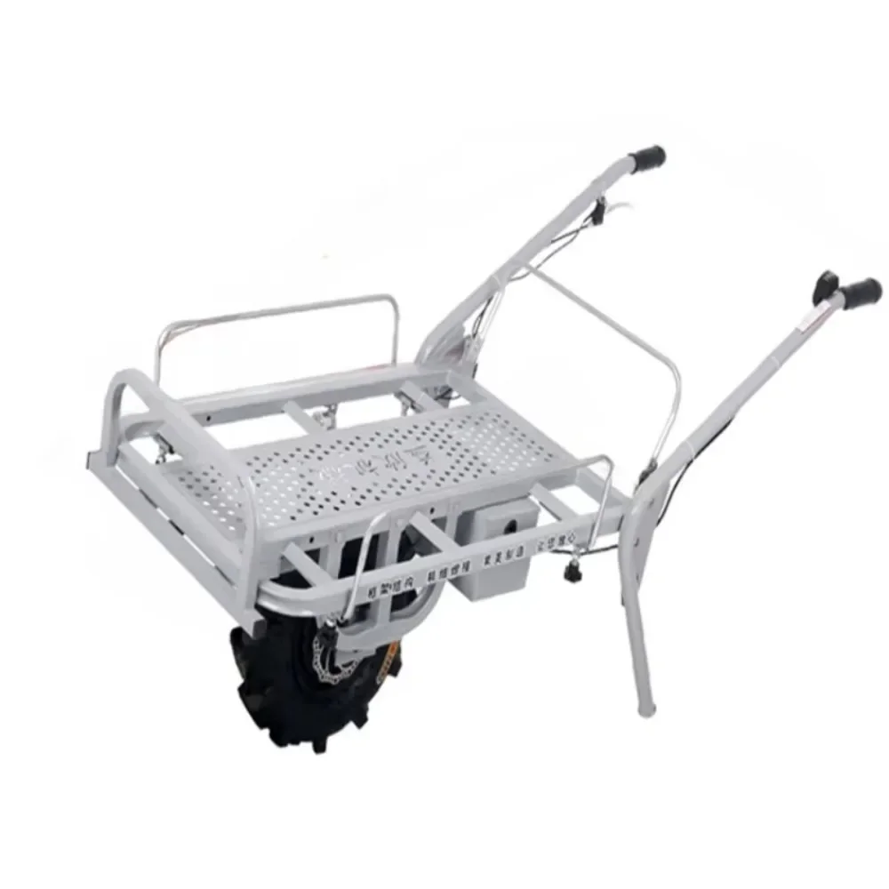 

Agricultural electric wheelbarrow lithium battery small orchard transport cart