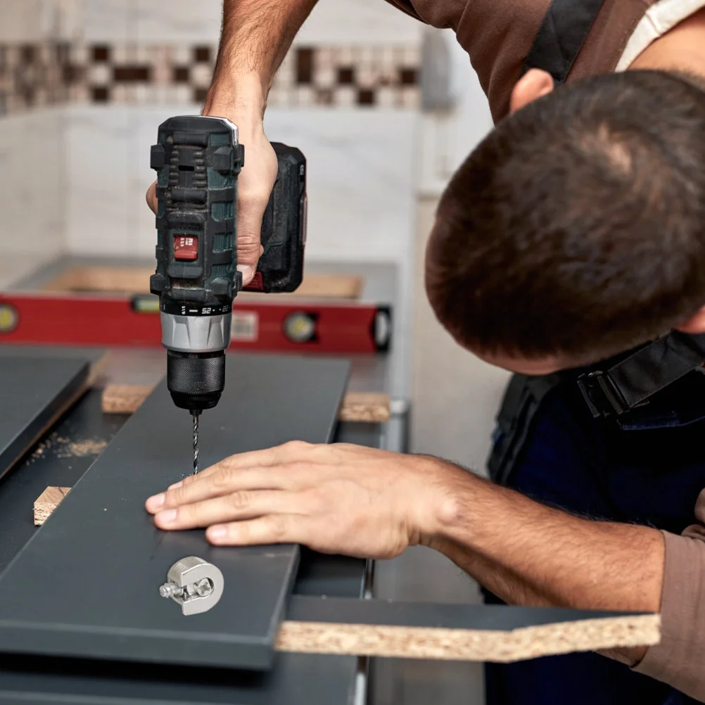 

10Pcs Zinc Alloy Furniture Connectors Shelf Support Pins Cabinet Connector Fixers for Wall Wood Drywall Concrete DIY Storage