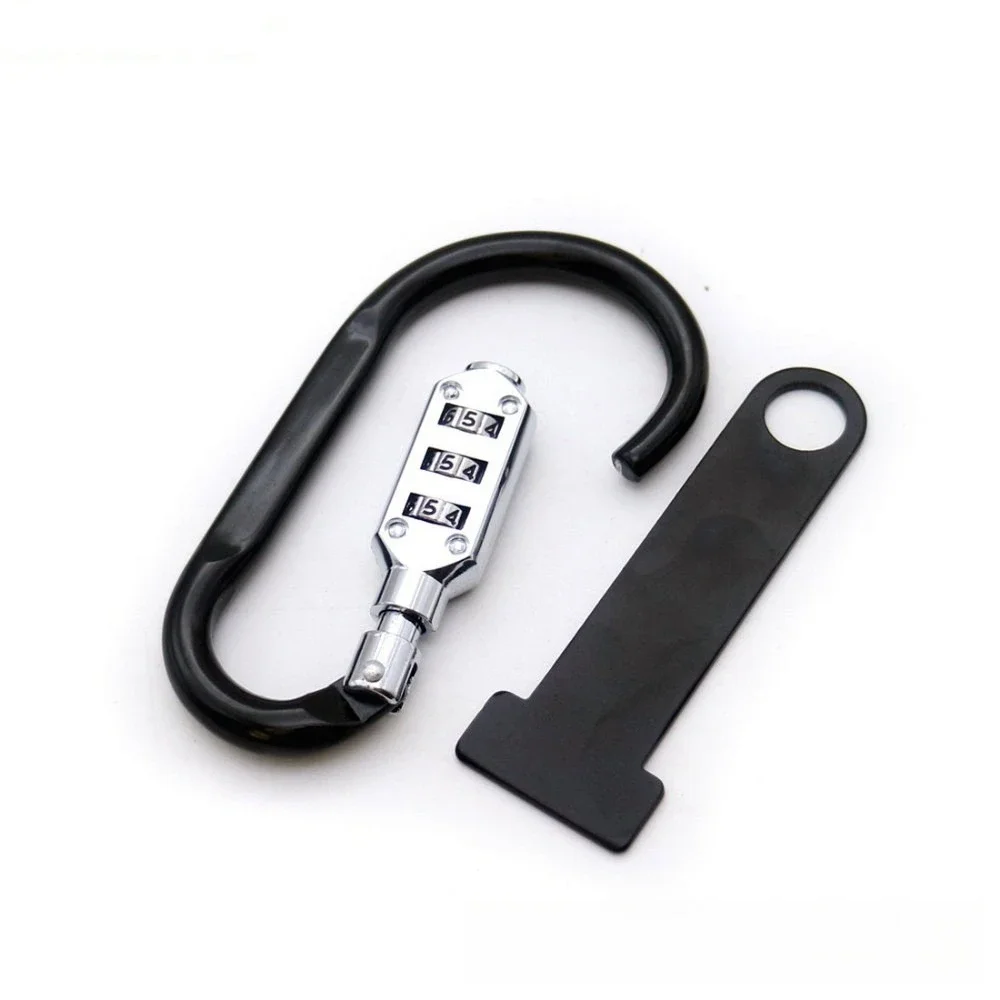 

Anti-Theft Motorcycle Helmet Lock Fastener T-Bar Racing Motorbike Metal Stainless Steel Quick Release Universal