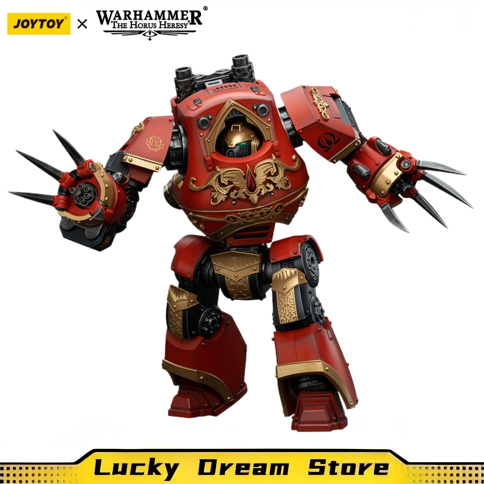 

【JOYTOY】Warhammer 40K The Horus Heresy Blood Angels Contemptor-Incaendius Dreadnought 1/18 Action Figure Toy