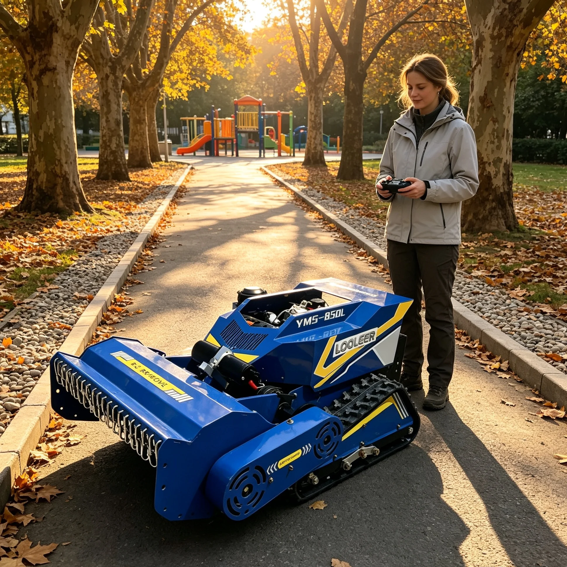 Customized Low‑vibration Robotic Lawn Mower, Comfortable Working Experience For Long‑time Continuous Mowing Task