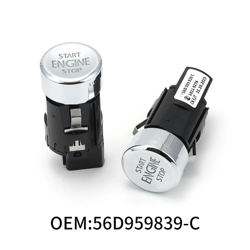 

3G1959839 подходит для Volkswagen Passat, кнопка зажигания с одним ключом, 56D959839-C