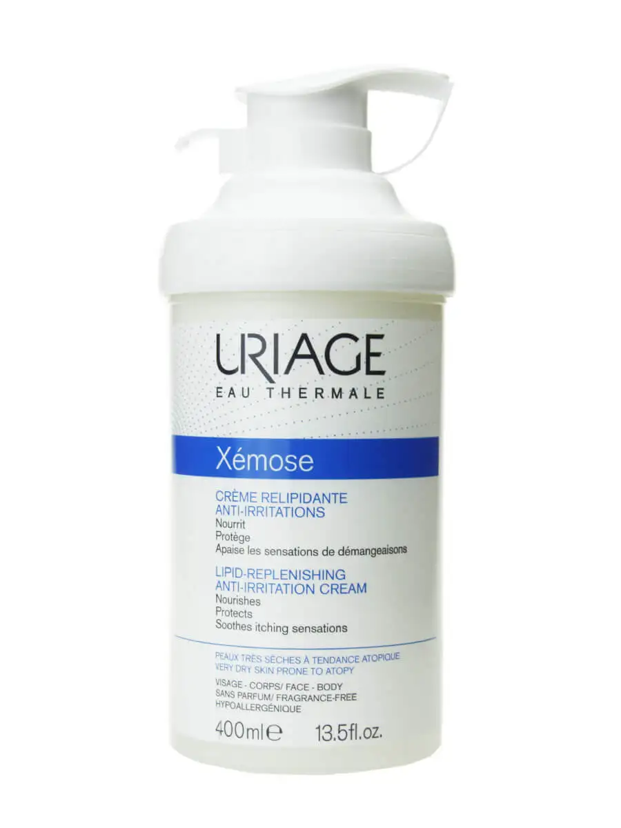 Uriage xemose emollient cream 400 ml-moisturizes and protects atopic skin.