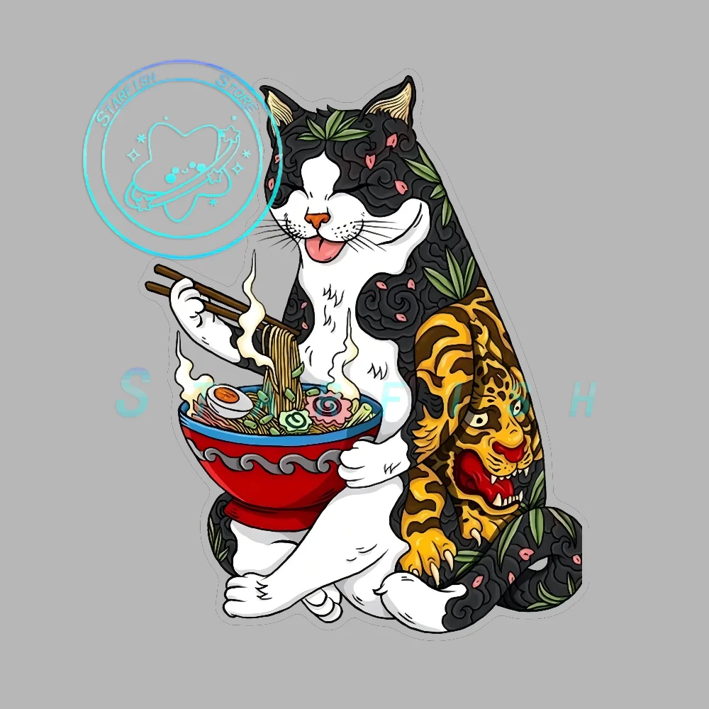 

Horitomo Monmon Cat наклейка на окно мотоцикла кемпинг автомобиль бампер шлем украшение для ноутбука ПВХ материал водонепроницаемый и солнцезащитный крем