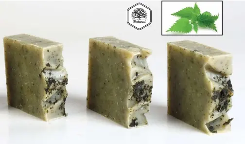 Hygieia Nettle Soap - Organic Herbal Deep Cleansing, Handmade Soap, Facial Care, Anti-Acne Soap, Hair Soap