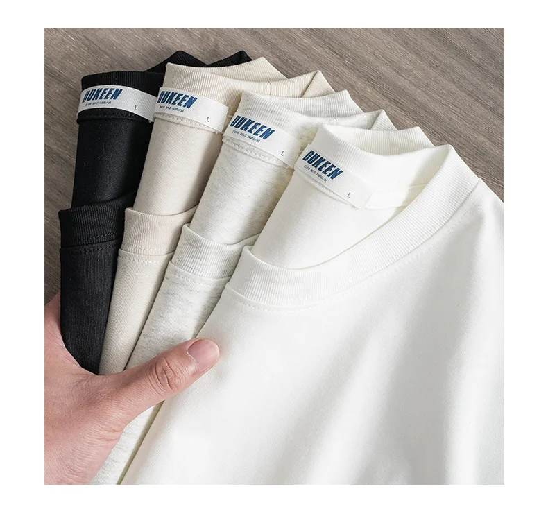 Dukeen Upf50+ Sorona Stoff Coolness T-Shirt Männer Kurzarm Sommer Sonne Eis Seide Einfarbig Antibakterielle T-shirt männer Kleidung – Detail 14