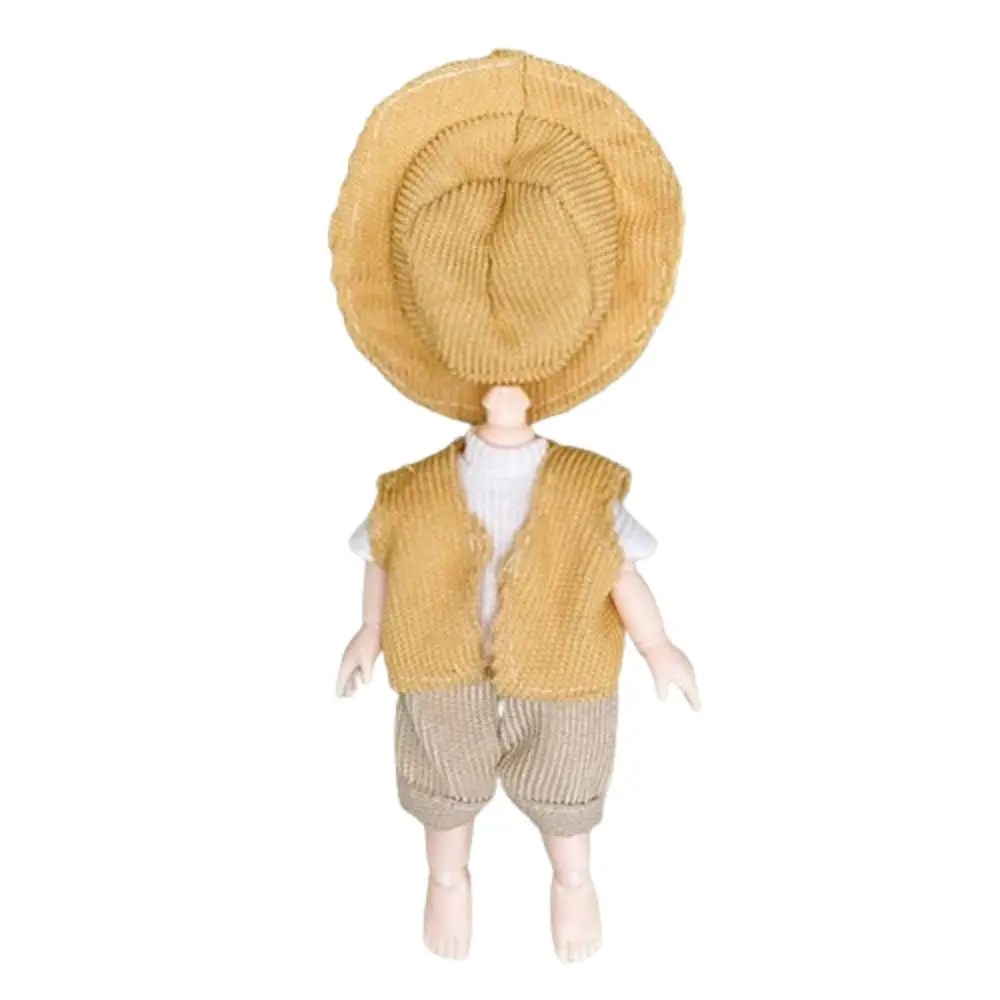 

Replacement Outfit 16cm Doll Clothes Suit Sweet Skirt Changing Doll Winter Dressup Skirt Cartoon Plush Patch Cute Clothes Set