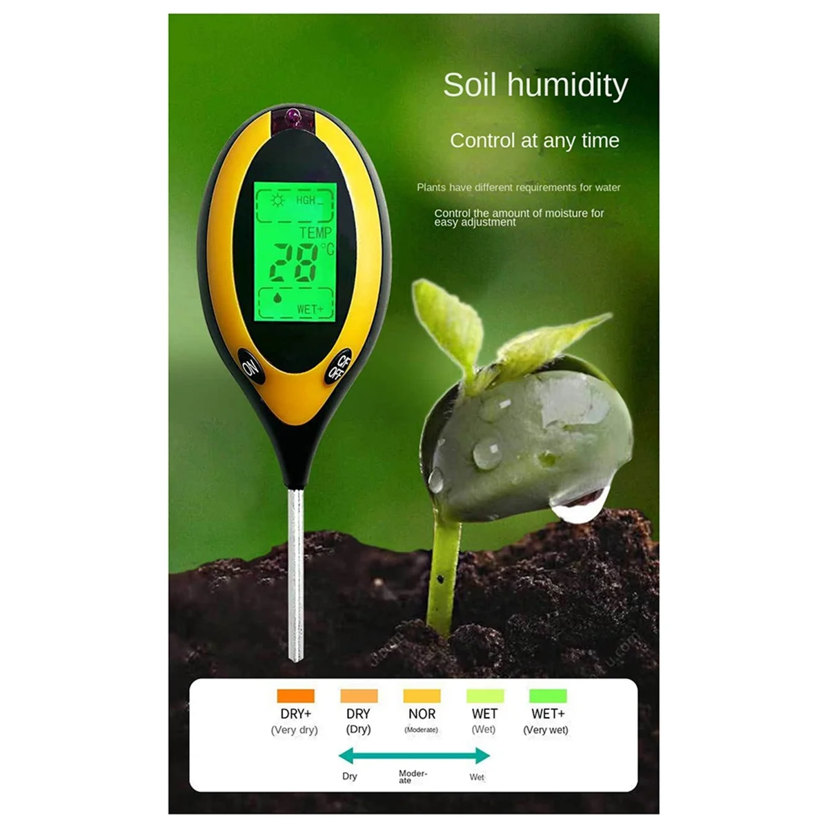 M85K 4 в 1, измеритель pH почв – обзор и цена Soil Ph Meter