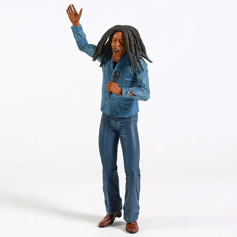 Music Legends Reggae Singer Bob Marley PVC Figure  Mini Statue Collectible Model Toy Gift