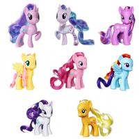 8CM My Little Pony Twilight Sparkle Rainbow Dash Applejack Rarity Fluttershy Star Edition Master Do Collection Gifts