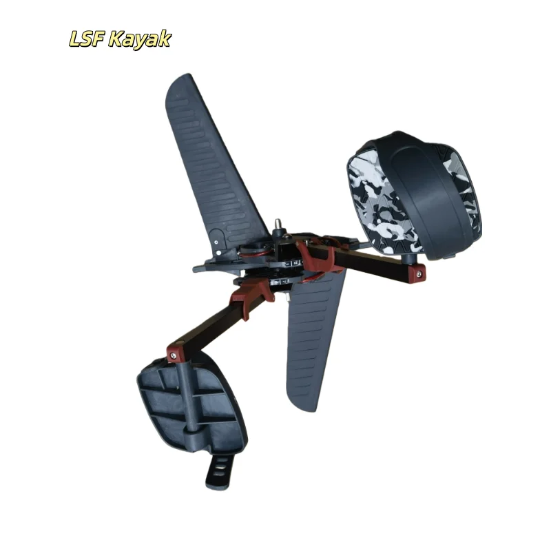 of the Aluminium Black/Grey Fin/Flapper Pedal Drive System for Kayaks & Boats-Lakes & Rivers Use