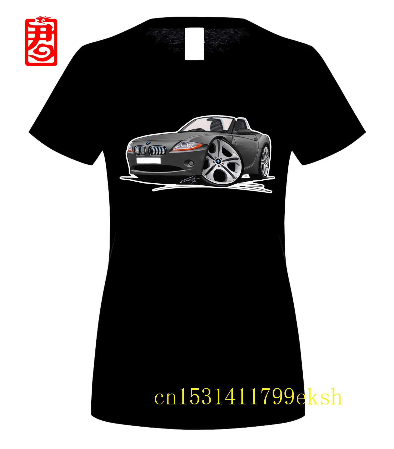 Z4 (E85) Grey T-Shirt  Sleeve Casual T-Shirt Big SizeMercede